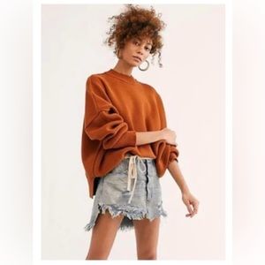 EUC Free People Easy Street Tunic Sweater Sz S